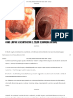 Como Limpiar y Desintoxicar El Colon de Manera Natural - Consejos