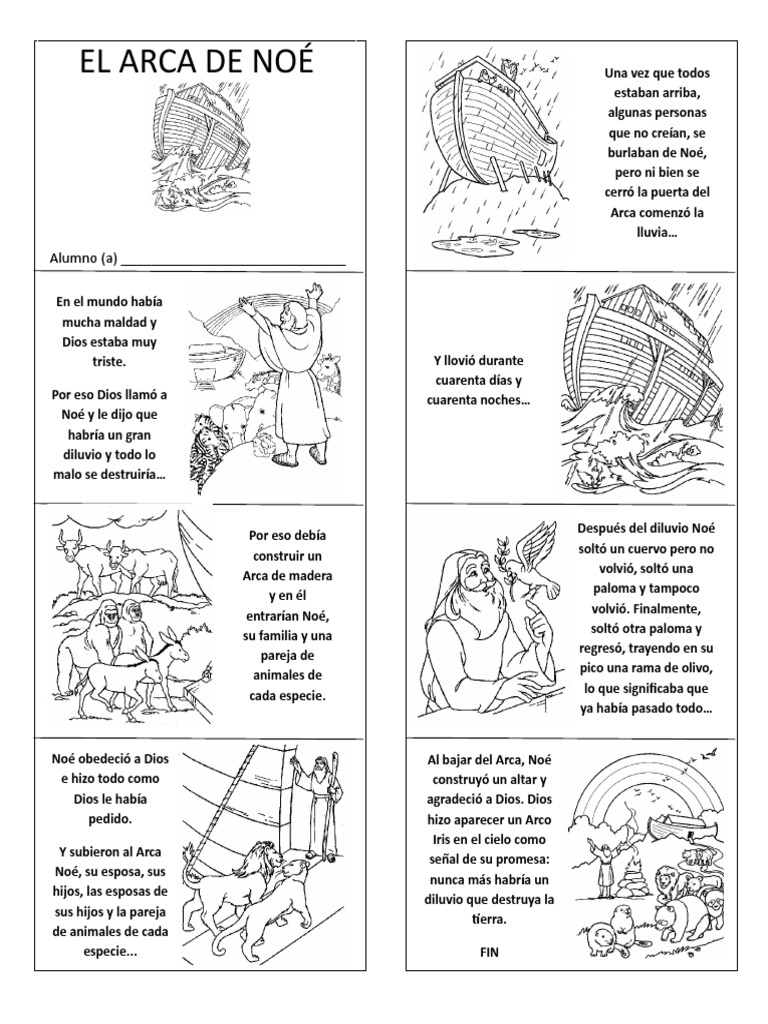 Cuento El Arca de Noé Noé Arca de Noé