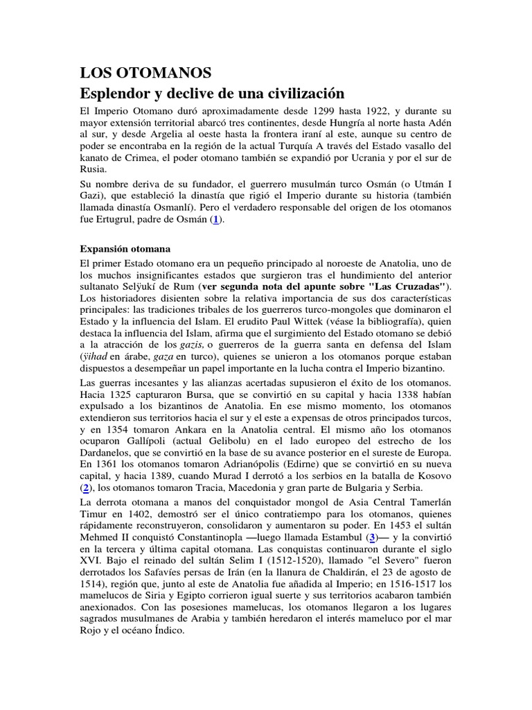 Historia del Imperio Otomano | PDF | imperio Otomano | Imperio ruso