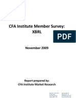 Xbrl Member Survey Report 2009