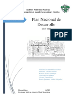 Plan Nacional de Desarrollo