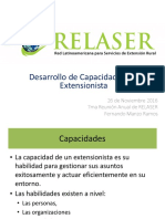  Desarrollo de Capacidades Del Extensionista