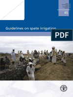 2010 Guidelines On Spate Irrigation PDF