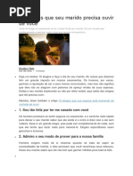 10 Elogios Que Seu Marido Precisa Ouvir de Você