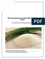 Rice Procurement in Orissa