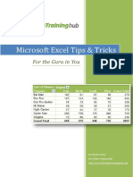 Microsoft Excel Tips and & Tricks V1.1