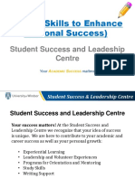 STEPS (Skills To Enhance Personal Success) : Student Success and Leadeship Centre