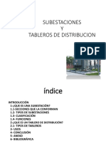 Subestaciones y Tablerios de Distribución