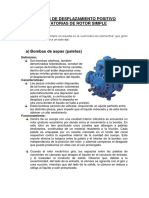 Bombas de Desplazamiento Positivo Rotatorias de Rotor Simple