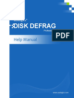 Auslogics Disk Defrag Professional Help Manual