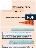 Ley de Títulos Valores 2014