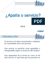 ¿Apatía o Servicio?