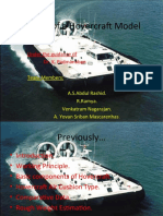 Design of A Hovercraft Model: Under The Guidance of Dr. K. Padmanaban