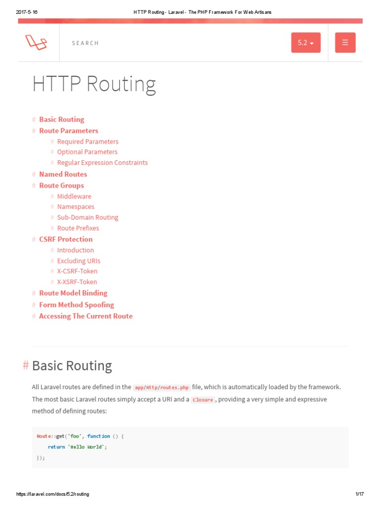 Routing Laravel Pdf Hypertext Transfer Protocol Uniform
