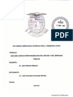 Analisis Juridico Responsabilidad Del Estado y Del Servidor Publico