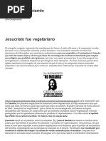 Jesucristo Fue Vegetariano – AlgoEstáCambiando