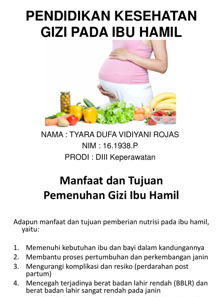 Pendidikan Kesehatan Flipchart Gizi Pada Ibu Hamil PDF PDF