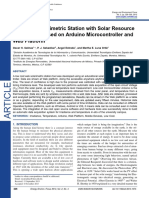 Low Cost Solarimetric Station With Solar Resource Calculation Based On Arduino Microcontroller and Web Platform