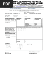 Format Kisi-Kisi Soal UTS Ganjil Matematika Kelas X T.a 2017-2018