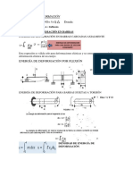 Energía de Deformación Formulas