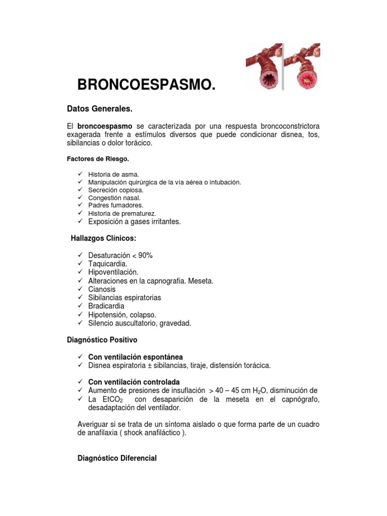 Bronco e Spasmo | PDF | Asma | Especialidades Medicas
