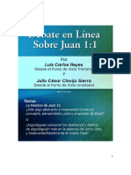 Debate en Linea Sobre Juan 1;1 - Reyes_Clavijo_2011