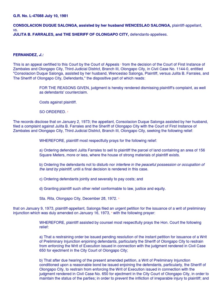 1ST Batch Sales Cases | PDF | Lawsuit | Lease