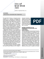 Biomechanics of Intervertebral Disk Degeneration