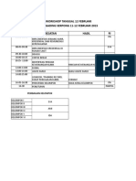 Jadwal Kegiatan Workshop Kredensial