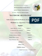 Proyecto Final de Batido de Arandano