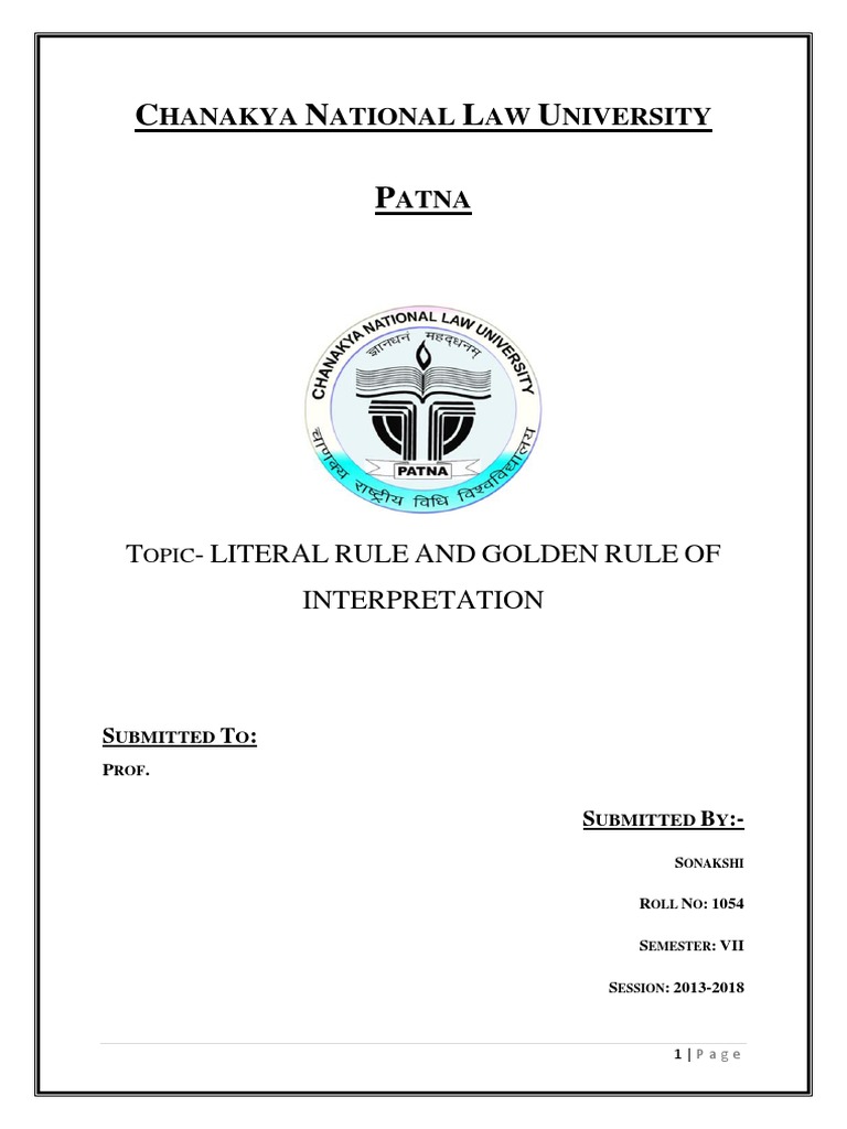 Ispl PDF Plain Meaning Rule Statutory Interpretation