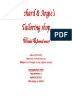 Ritchard & Angie's Tailoring Shop (Bridal & Formal Wear)