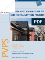 Review and Analysis of PV Self Consumption Policies 2016 - Iea-Pvps