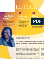 Centre For Public Interest Law (CEPIL) Newsletter