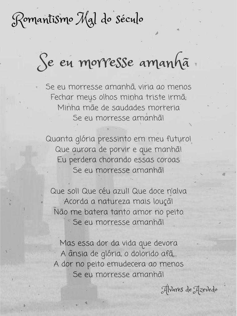 Se Eu Morresse Amanhã
