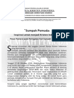 Pesan Pastoral Sumpah Pemuda 17