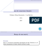 (2M) Sistemas de Ecuaciones Lineales