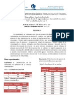 Informe de Cromatografia. Eliana, Jesus Andres