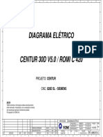 DIAGRAMA ELÉTRICO CENTUR 30D V5.0 / ROMI C 420