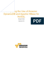 AWS Comparing The Use of DynamoDB and HBase For NoSQL