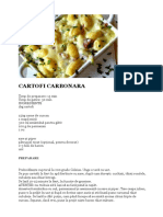 Cartofi Carbonara