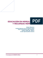 Educación en Hidrologia y Recursos Hidricos