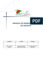 Manual de Manejo de Archivo