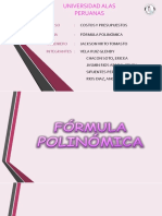 FORMULA POLINOMICA