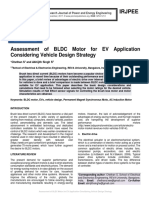 Assessment of BLDC Motor For EV Application Considering Vehicle Design Strategy