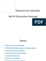 Tabla de Planeacion de Capacidad