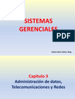 Capítulo 3 (1P) - Administración de Datos, Telecomunicaciones y Redes