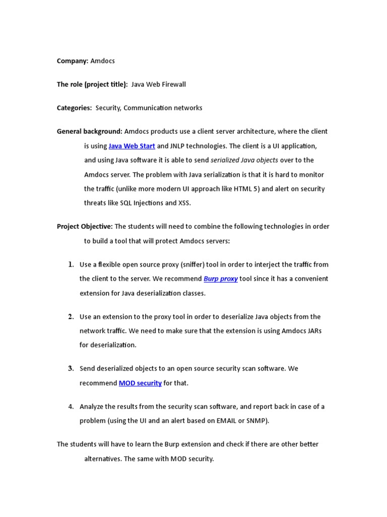 Java Web Firewall | PDF