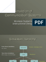 Simulation of Communication Systems: Wireless Systems Instructional Design