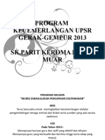 Pecutan & Kecemerlangan Upsr 2013